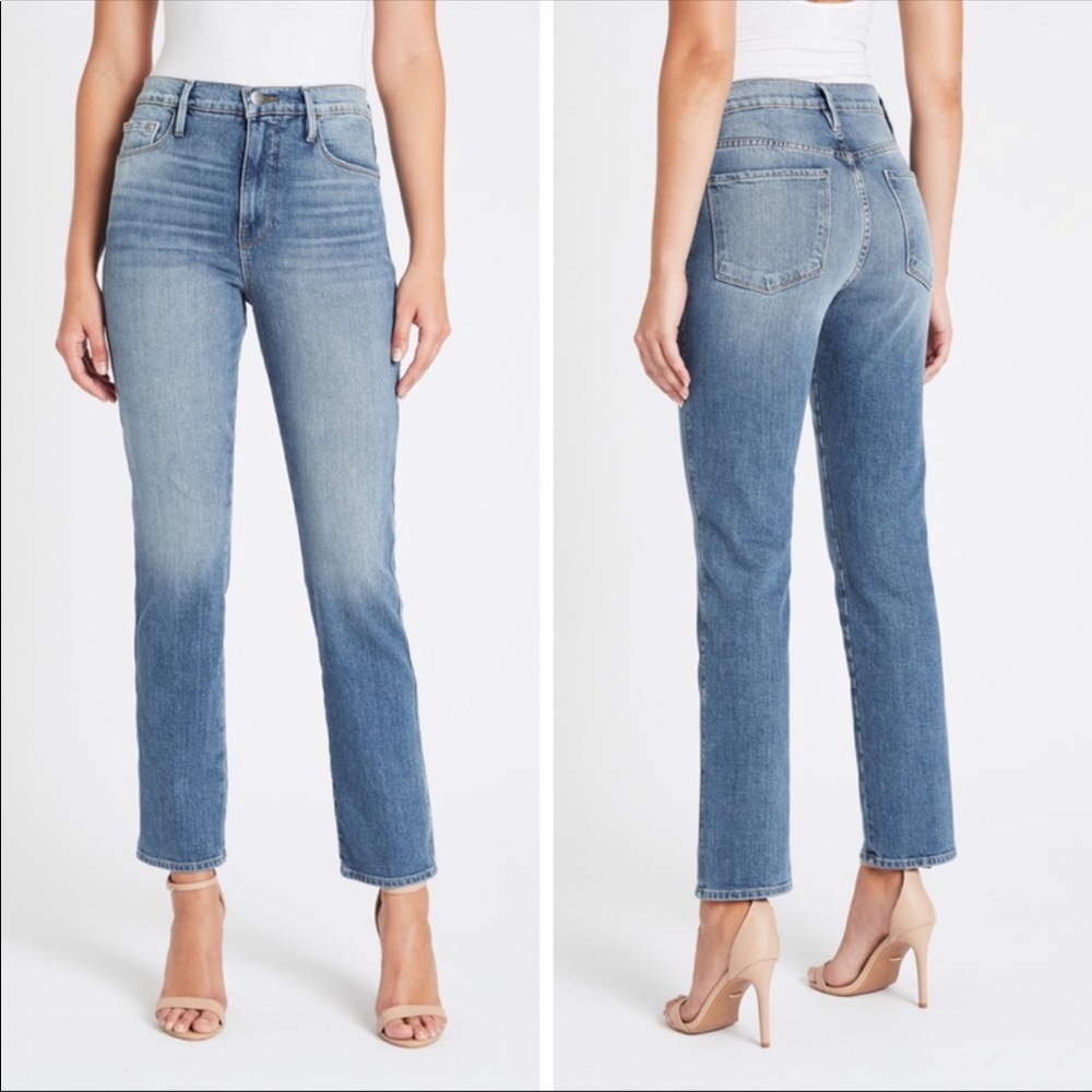 NWOT Frame Le Sylvie High Rise Straight Jean